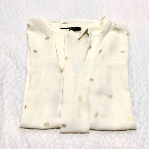 paisley printed blouse